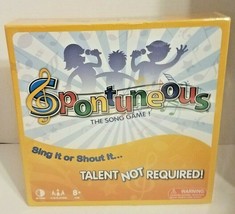 Spontuneous -The Song Game -Sing It or Shout It- Board Game New Sealed 8+ - £11.44 GBP