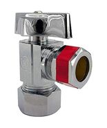 LASCO 06-9213 Angle Stop Quarter Turn Ball Valves, 5/8-Inch Compression ... - $34.88 CAD