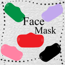 Color Face Mask CC-Digital ClipArt-Art Clip-Gift Tag-Notebook-Invitation... - $2.72 CAD