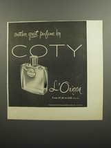 1952 Coty L&#39;Origan Perfume Ad - Another great perfume by Coty - £14.73 GBP