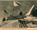 Ski Jump 1936 Winter Olympics Garmisch-Partenkirchen Germany UNP Postcar... - $19.75