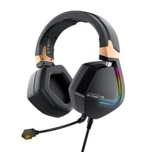 Gaming Headphones USB Wired Computer for PS3/4 HeadSet - £58.94 GBP