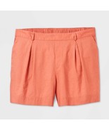 Ava &amp; Viv ~ Size 4XL ~ Linen/Cotton Shorts ~ Light Red (Rust) Shorts ~ NWT - $49.11 CAD