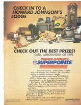 1983 Holiday Inn Print Ad Howard Johnson Hotel Motel 8.5&quot; x 11&quot; - £14.42 GBP