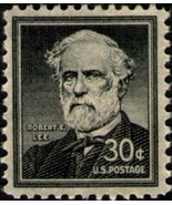 1955 30c General Robert E. Lee, Civil War Scott 1049 Mint F/VF NH - $46.57 MXN