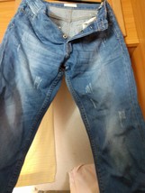 Mens Trousers Firetrap Size 30 Cotton Blue Jean - £14.22 GBP