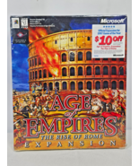 Big Box PC Age of Empires The Rise of Rome Expansion FACTORY SEALED NIB - $2,764.09 MXN
