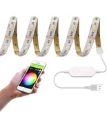 Gidealed Smart Wifi Usb Strip Lights Rgbww Kit: App/Voice Control, Color - $745.15 MXN