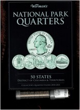 MS 60 US NATIONAL PARK QUARTERS COMPLETE SET WITH WARMANS/WHITMAN FOLDER  - $29.99