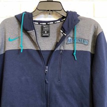 Nike hoodie MLB Seattle Mariners zip up jacket size L - £43.67 GBP