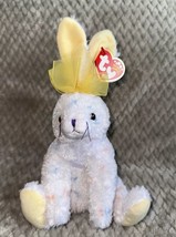 Ty Beanie Baby CARROTS Silky Pastel Spotted Easter Bunny Rabbit - 2001 M... - $8.90