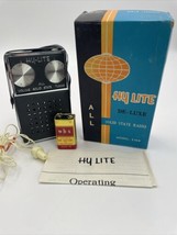 Hy Lite All Solid State Radio De-Luxe E164 Transistor With Box Tested Works - $23.70