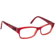 Gucci Women&#39;s Eyeglasses GG 3203 O6A Glitter Red Square Frame Italy 53[]13 135 - £200.45 GBP