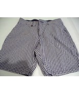 LEE TOTAL FREEDOM LADY&#39;S SHORT 10 BLACK WHITE CHECKER PATTERN - $7.92