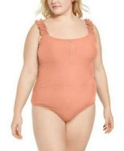 Full Circle Trends Trendy Plus Size Ruffled Swimming Suit, Size 3X - £10.16 GBP