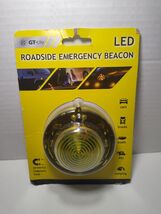 New FlareAlert LED Emergency Road Flare Beacon Orange Amber Magnetic Base - $14.82