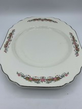 Vintage WS George Ceramic Platter Lido Pattern Floral Design 11.5&quot; Across - £5.69 GBP