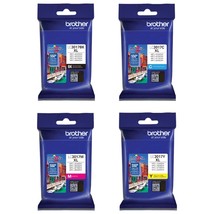 Brother Genuine LC3017 (LC-3017) (BK/C/M/Y) High Yield Color Ink 4-Pack (Include - $133.99