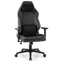 Ergonomic High Back Computer Chair with Magnetic Headrest and Lumbar Pillow-Blac - $5,403.11 MXN