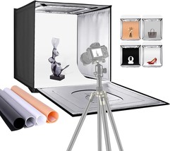 NEEWER Photo Studio Light Box, 20” x 20” Shooting Light Tent with Adjust... - £78.14 GBP