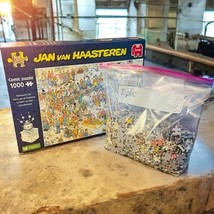 Futureproof Fair Jan Van Haasteren 1000 pc 26.8&quot; X 19.3&quot; Comic Jigsaw Pu... - $27.11 CAD