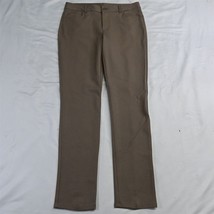 NEW Christopher Banks 8 Brown Ponte Skinny 5 Pocket Womens Dress Pants - £19.76 GBP