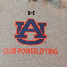 Under Armour Auburn Tigers Hoodie Men Large Gray Pullover Sweatshirt Size Large image 4