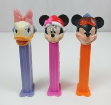 Lot Of 3 Disney Pez Dispensers  Mickey Mouse, Minnie Mouse, &amp; Daisy Duck  - £7.60 GBP