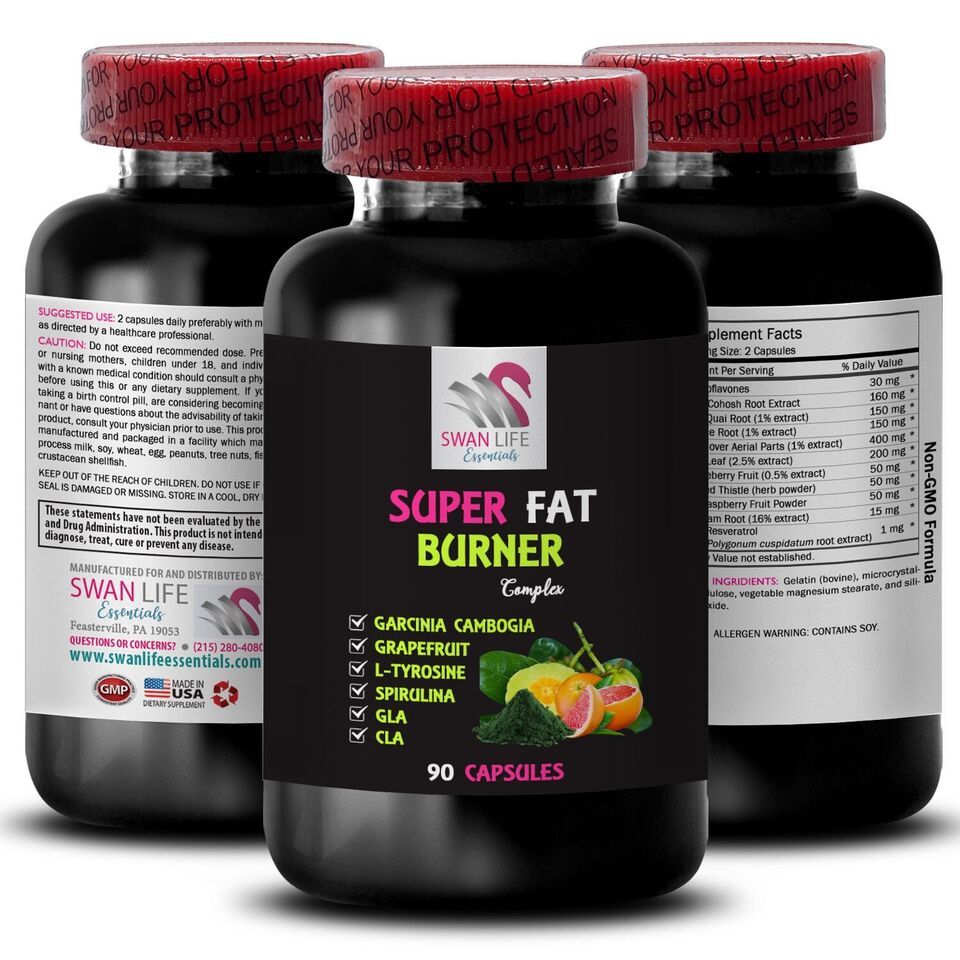 Spirulina Power - SUPER FAT BURNER - Super Support 1 Bottle 90 Capsules - $17.96