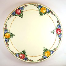 Georg Schmider Hand-Painted 11&quot; Serving Plate Vintage German Kitchenware... - $34.70