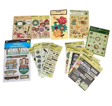 Junk Journal Lot Stickers Scrapbook Paper Ephemera - $199.99 MXN