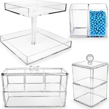 Deluxe Acrylic Bathroom Organizer Set (5 Bead Color Options) - No Other ... - £35.13 GBP
