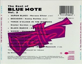 Various : The Best Of Blue Note Vol. 2 CD (1993) Pre-Owned - £11.35 GBP