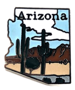 VTG Arizona State Map Shape Pin Desert Scene with Saguaro Cactus Souveni... - €7,74 EUR VTG Arizona State Map Shape Pin Desert Scene with Saguaro Cactus Souveni... - €7,74 EUR