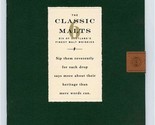 Classic Malts Booklet Glenkinchie Cragganmore Dalwhinnie Oban Talisker L... - $27.72