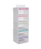 5-Shelf Weekly/Weekday Clothes Organizer For Kids (33) School/ Day Of Th... - £34.51 GBP