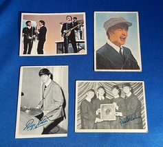 Lot Of 4 Beatles Trading Cards - 2 Topps Beatles Diary &amp; 2 Other Topps Cards - £7.90 GBP