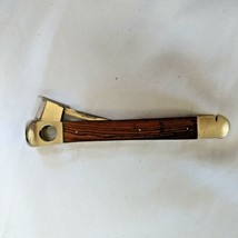 Vintage Cigar Cutter &  Box Opener and Wooden Handle - Solingen