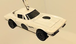 1964 Chevy Corvette Sting Ray Christmas Ornament 1:64 White - £20.36 GBP