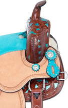 Western Trail Barrel Racing Pleasure Horse Saddle With Tack 10&quot; to 18&quot; - £339.59 GBP+
