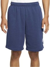 Nike Sportswear Club Fleece Cargo Short Navy Blue White Men&#39;s Size Large... - £42.08 GBP