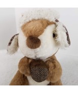 Maison Chic Plush 10&quot; Squirrel Sherpa Flap Cap Acorn Fluffy Tail Forest ... - £9.40 GBP