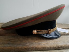 Vintage Soviet Russian Military Tank Artillery General Service Visor Hat... - £66.37 GBP