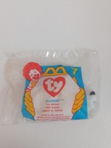 New 1996 McDonalds Happy Meal Toy #7 TY Teenie Beanie Seamore. - $5.81