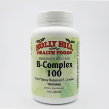 Holly Hill Health Foods, B Complex 100 Sustained Release, Veg Formula,100Tablets - £21.27 GBP