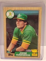 Jose Canseco Topps 1987  #620   - Great Condition Baseball Cards  - £3.16 GBP