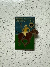 Lions Club International Pin Pennsylvania District 14-D Gold Tone - £14.00 GBP