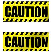 Zombie Prop Building-CAUTION-Barricade Fright Tape-Costume Party Decorat... - $54.02 MXN