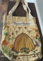 Barnes And Noble Vintage Bees And Honey Tote Bag! Large! - $6.93