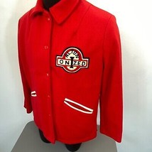 Owens Illinois Glass Co Onized Club Employee Jacket Letterman 1950s Vintage CJ10 - £63.90 GBP